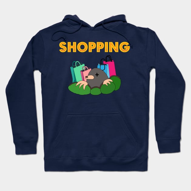 Shopping Mole Hoodie by TenomonMalke